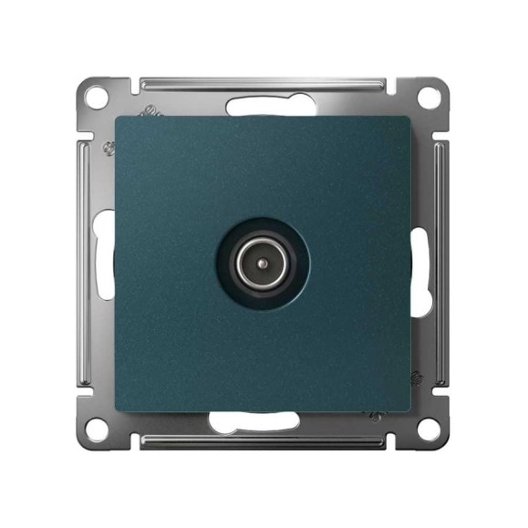 Розетка TV Systeme Electric AtlasDesign Изумруд оконечная 1DB, механизм SE ATN000891 Розетка TV Systeme Electric AtlasDesign Изумруд оконечная 1DB, механизм SE ATN000891