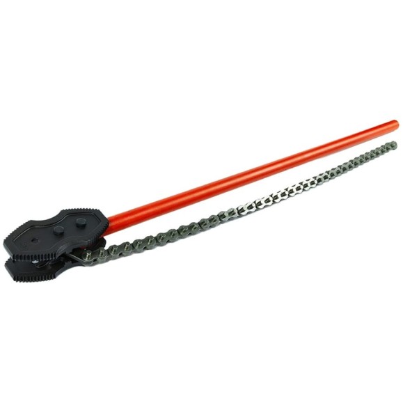 Цепной трубный ключ TD-tools красный, 8 (219мм) TD06B8