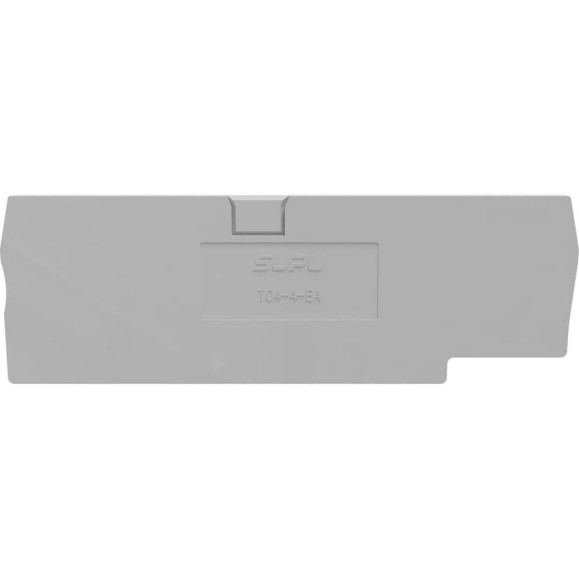 Крышка защитная для клемм SUPU TC 2-2с сечением 4мм2, серая, 100 шт TC4-4-GY-EA