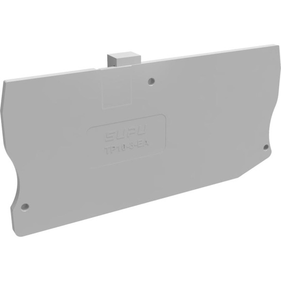 Крышка защитная для клемм SUPU TP 1-2с сечением 10мм2, серая, 50 шт TP10-3-GY-EA