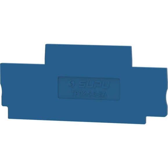 Крышка SUPU TP для 2-уровневых 1-2 клемм 2.5мм2, синяя 50 шт TPD2.5-3-BU-EA Крышка SUPU TP для 2-уровневых 1-2 клемм 2.5мм2, синяя 50 шт TPD2.5-3-BU-EA