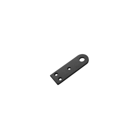 Проушина усиленная прямая DOMART 120x40, толщина 5 мм, черный 4620007789706