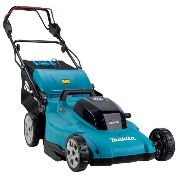 Аккумуляторная газонокосилка Makita LXT 2x18 В, 48 см, 62 л, без АКБ и ЗУ, DLM480Z