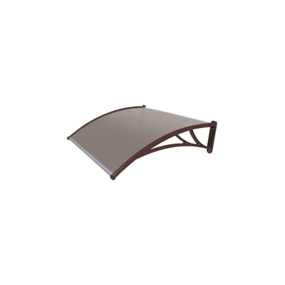Козырек Grand Line Krovent из полик. 1500x930x280 бронз (корич. кроншт) 115195