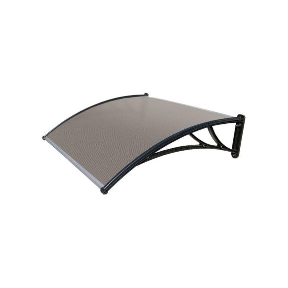 Козырек Grand Line Krovent из полик. 1200x930x280 бронз (черн. кроншт) 097687
