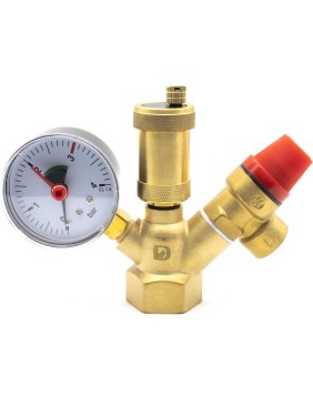 Группа безопасности для котла Damento 1", 1.5 бар Clima МИНИ 01082