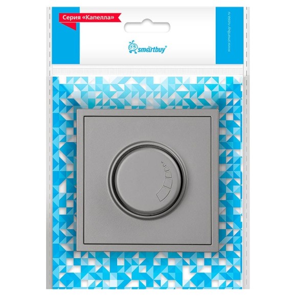 Светорегулятор (диммер) Smartbuy 200Вт графит Капелла SBE-09g-D-0