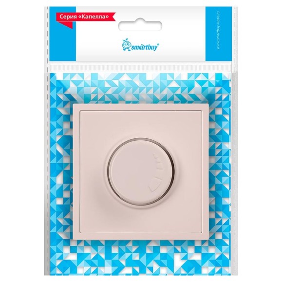 Светорегулятор (диммер) Smartbuy 200Вт бежевый Капелла SBE-09i-D-0