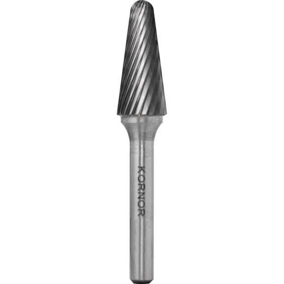Бор-фреза KORNOR L1633M06 сфероконическая (1-ая насечка) 421163306