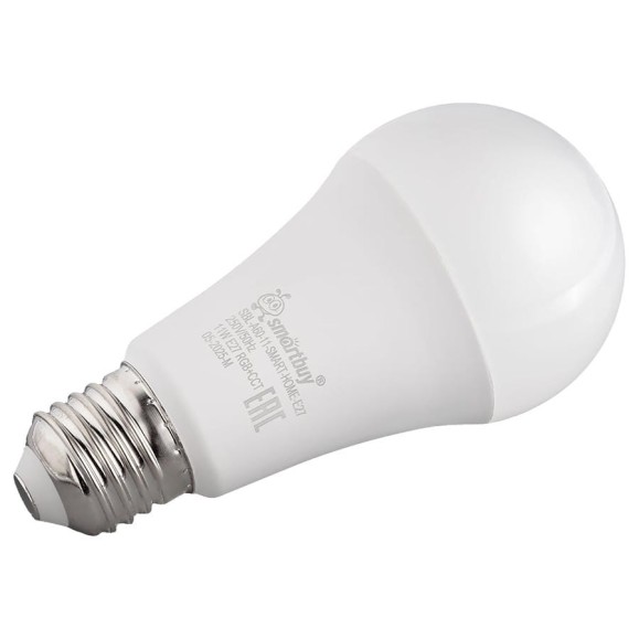 Умная лампочка SMARTBUY с Wi-Fi, Яндекс Алисой А60 11Вт цоколь Е27 SBL-A60-11-SMART-HOME-E27