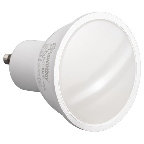 Умная лампочка SMARTBUY с Wi-Fi, Яндекс Алисой GU10 7Вт SBL-GU10-07-SMART-HOME