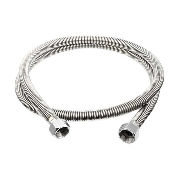 Газовая подводка сильфонная ViEiR 1/2", 300 см, гайка–гайка, сверхгибкая, AISI 304, по ГОСТ Р 56871-2016 для подключения газовой плиты MQAN300 Газовая подводка сильфонная ViEiR 1/2", 300 см, гайка–гайка, сверхгибкая, AISI 304, по ГОСТ Р 56871-2016 для подключения газовой плиты MQAN300