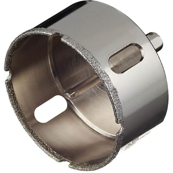 Коронка алмазная по керамике и кафелю с центрирующим сверлом TRIO-DIAMOND 75 мм 400075 Коронка алмазная по керамике и кафелю с центрирующим сверлом TRIO-DIAMOND 75 мм 400075