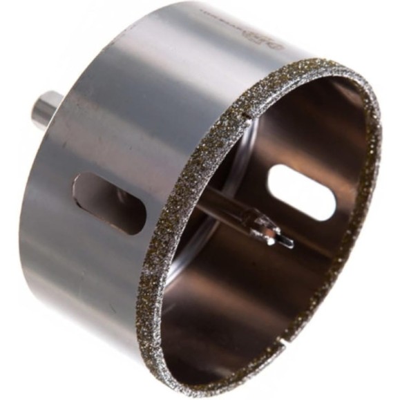 Коронка алмазная по керамике и кафелю с центрирующим сверлом TRIO-DIAMOND 85 мм 400085