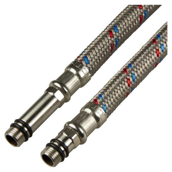 Подводка для смесителя СТМ нейлон, 1/2xM10x60 см, пара NCWFHS060 Подводка для смесителя СТМ нейлон, 1/2xM10x60 см, пара NCWFHS060