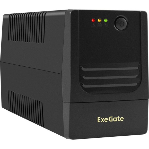 Источник бесперебойного питания ExeGate Power NB-1000.LED.AVR.4C13 1000VA/650W, LED, AVR, 4 C13, батарея 12V 9Ah, Black 299490 Источник бесперебойного питания ExeGate Power NB-1000.LED.AVR.4C13 1000VA/650W, LED, AVR, 4 C13, батарея 12V 9Ah, Black 299490
