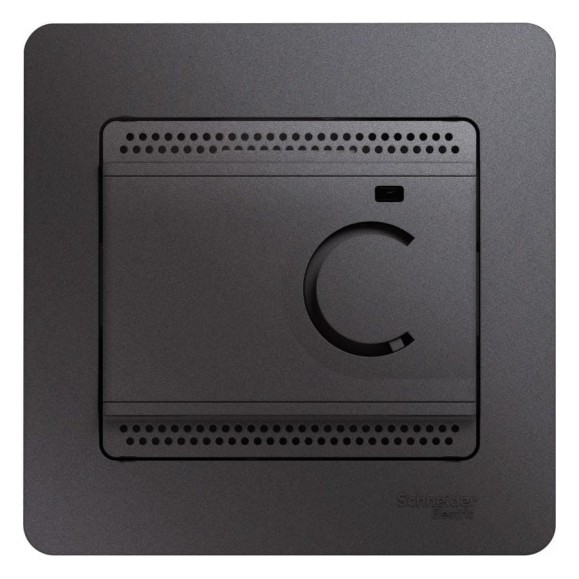 Терморегулятор для теплого пола Systeme Electric (Schneider Electric) с датчиком Glossa,10 A, Графит GSL001338 4 шт 13606481274929 Терморегулятор для теплого пола Systeme Electric (Schneider Electric) с датчиком Glossa,10 A, Графит GSL001338 4 шт 13606481274929