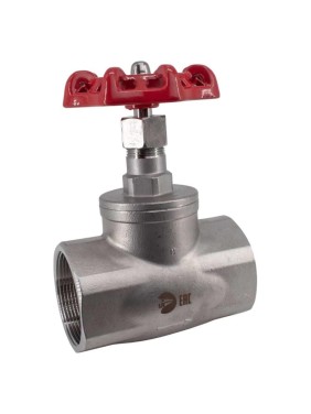Вентиль запорный муфтовый NEWKEY нержавеющий, AISI304 DN50 (2), (CF8), PN14 NK-ZSm50/4
