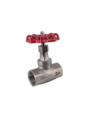 Вентиль запорный муфтовый NEWKEY нержавеющий, AISI304 DN32 (1_1/4), (CF8), PN14 NK-ZSm32/4
