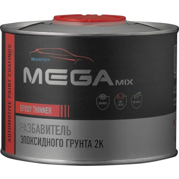 Разбавитель автомобильный для эпоксидного грунта Megamix 500 мл 4673755225088