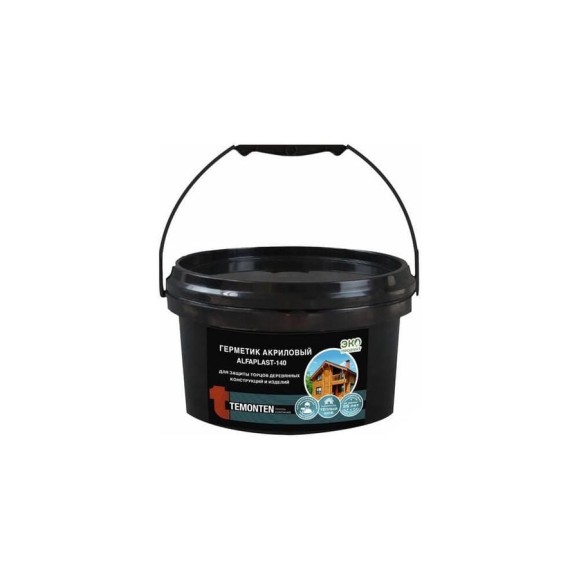 Герметик Alfaplast 140 для защиты торцов., цвет Бук, ведро 10 л (10 кг) 4627176172315