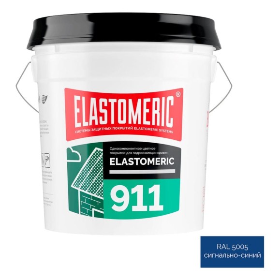 Акриловая гидроизоляционная мастика Elastomeric Systems 20кг синяя elastomeric-911 5005002