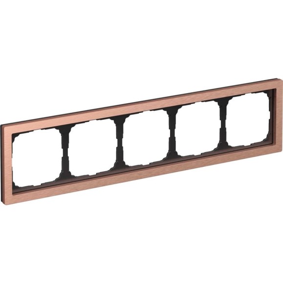 5-постовая рамка Systeme Electric ArtGallery PURE Металл, Медь GAL312505