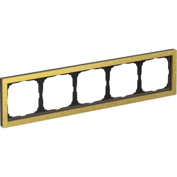 5-постовая рамка Systeme Electric ArtGallery PURE Металл, Золото GAL312405