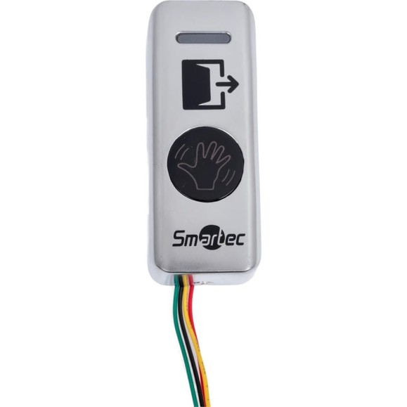 Кнопка ИК-бесконтактная Smartec ST-EX341LW металлическая, накладная, 2-х цветный СИД индикатор, НЗ/НР контакты, IP68 smkd0654