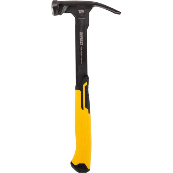Молоток с прямым заострённым гвоздодёром Dewalt TOUGHSERIES, облегчённый, 340 г DWHT51135X