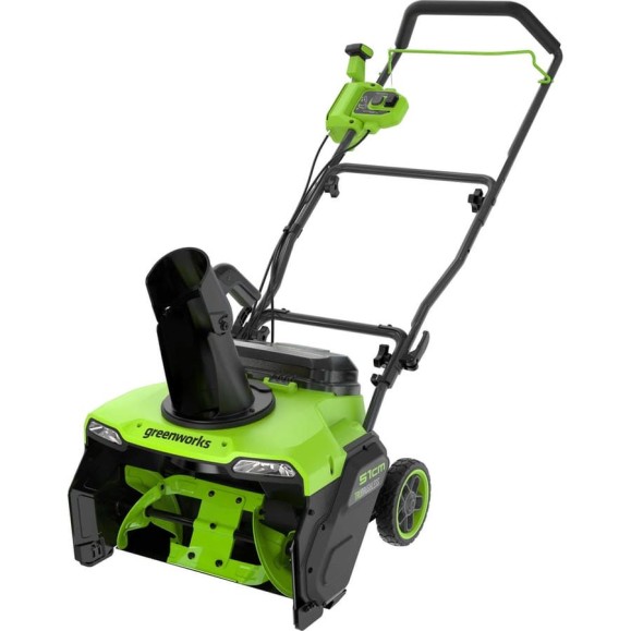 Снегоуборщик аккумуляторный бесщеточный GreenWorks GD40STX2, 40V, 51 см, с 1хАКБ 4 Ач с USB и ЗУ 2603407USB4 Снегоуборщик аккумуляторный бесщеточный GreenWorks GD40STX2, 40V, 51 см, с 1хАКБ 4 Ач с USB и ЗУ 2603407USB4