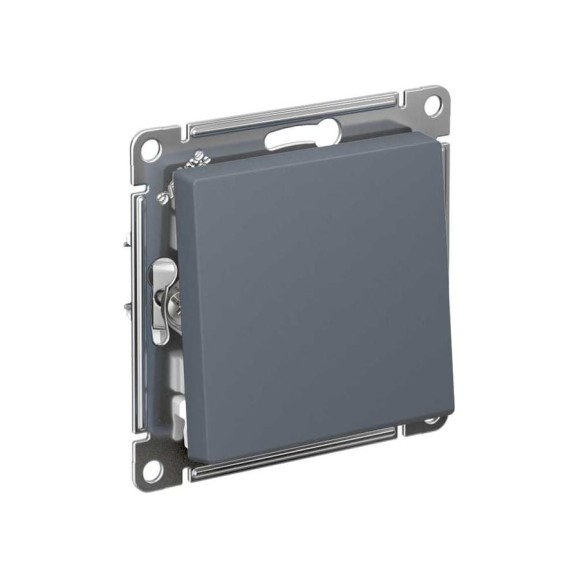 1-клавишный переключатель Systeme Electric ATLASDESIGN, сх.6, 10АХ, мех., быстрозажим. клем., ГРИФЕЛЬ ATN000761S