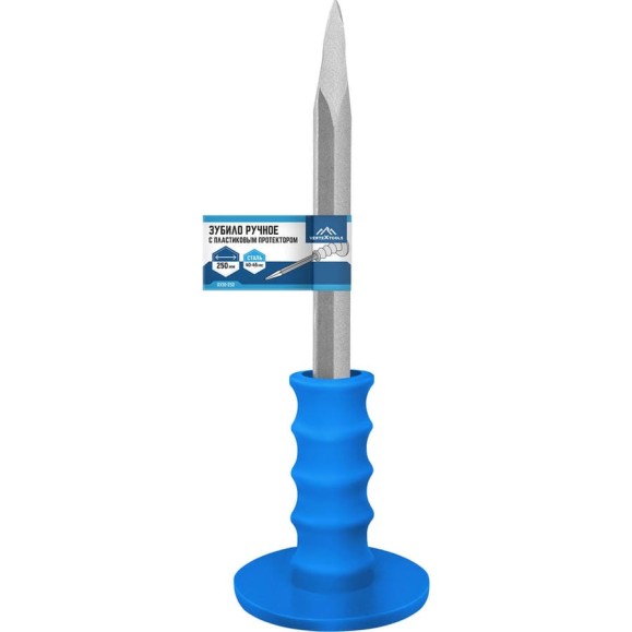 Зубило ручное с пластиковым протектором vertextools 250мм 0330-250 Зубило ручное с пластиковым протектором vertextools 250мм 0330-250