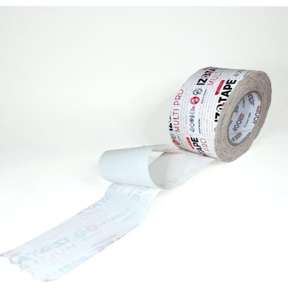 Мультифункциональная лента 4Roof IZOTAPE MULTI PRO, односторонняя клейкая лента для наружных и внутренних работ, 60 мм х 25 м, белая, 4 шт./ уп. 120330 Мультифункциональная лента 4Roof IZOTAPE MULTI PRO, односторонняя клейкая лента для наружных и внутренних работ, 60 мм х 25 м, белая, 4 шт./ уп. 120330