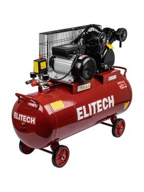 Компрессор ременной масляный Elitech КПР 400-100-2.2 (400л/мин, 2,2кВт, 100л) 205968