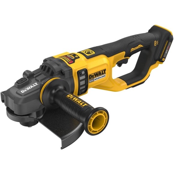 Аккумуляторная угловая шлифмашина DEWALT DCG460N, 54В, 230мм, 6000 об/мин, без АКБ и ЗУ DCG460N-XJ Аккумуляторная угловая шлифмашина DEWALT DCG460N, 54В, 230мм, 6000 об/мин, без АКБ и ЗУ DCG460N-XJ