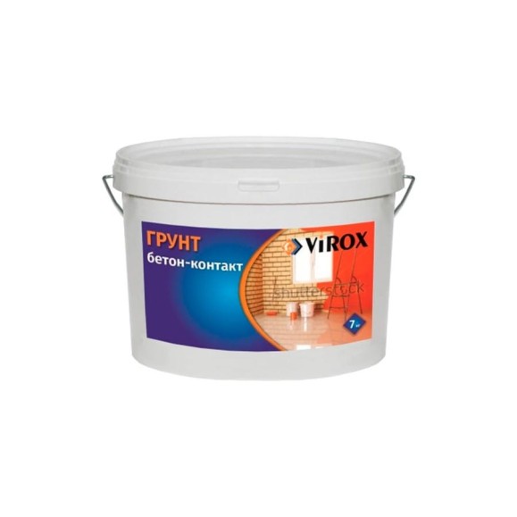 Грунт акриловый бетон-контакт VIROX 6кг 8589