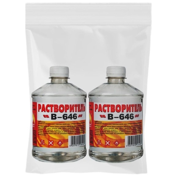 Растворитель 646 Вершина 0,5 л 2шт(набор) ВИ4607019161430