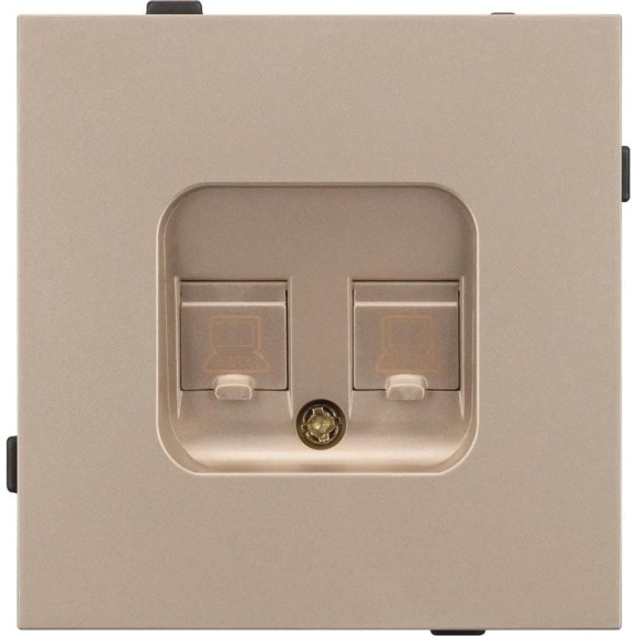 Механизм компьютерной розетки двойной Arlight SCT-TENDO-MPC2-PL-GD 1шт 054103 Механизм компьютерной розетки двойной Arlight SCT-TENDO-MPC2-PL-GD 1шт 054103