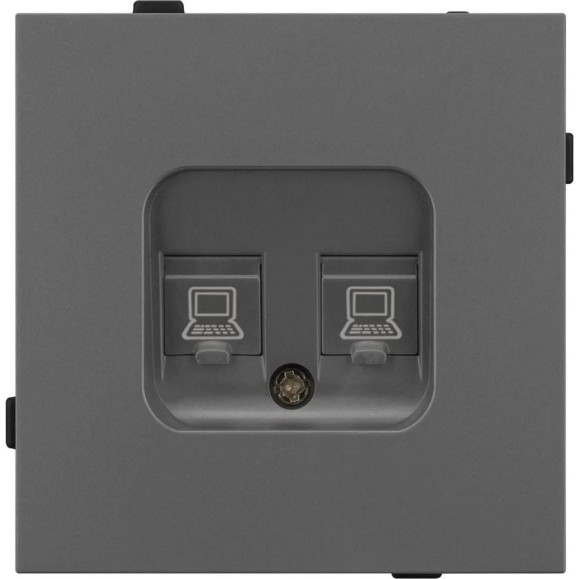 Механизм компьютерной розетки двойной Arlight SCT-TENDO-MPC2-SFPL-GR 1шт 054597 Механизм компьютерной розетки двойной Arlight SCT-TENDO-MPC2-SFPL-GR 1шт 054597