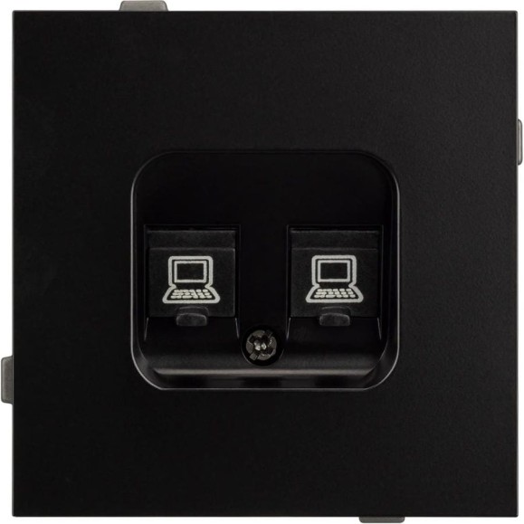 Механизм компьютерной розетки двойной Arlight SCT-TENDO-MPC2-PL-BK 1шт 054101 Механизм компьютерной розетки двойной Arlight SCT-TENDO-MPC2-PL-BK 1шт 054101
