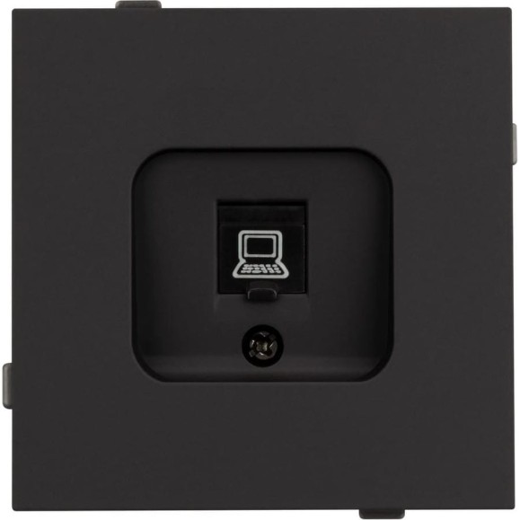 Механизм компьютерной розетки Arlight SCT-TENDO-MPC1-SFPL-BK 1шт 054591 Механизм компьютерной розетки Arlight SCT-TENDO-MPC1-SFPL-BK 1шт 054591