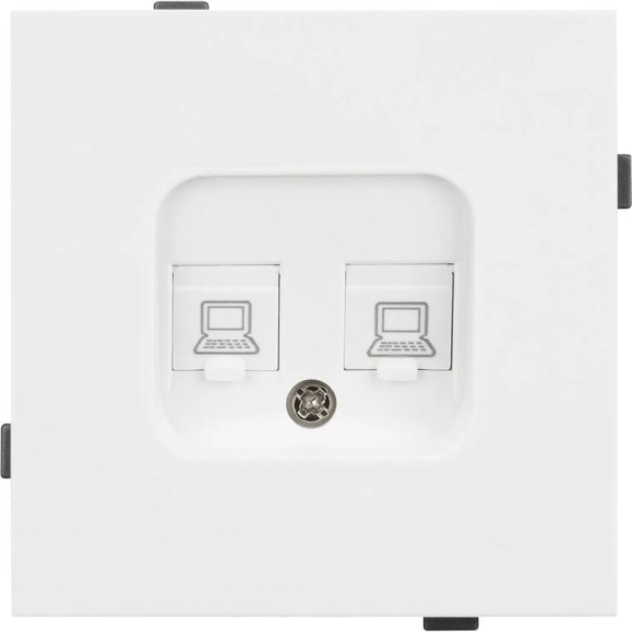 Механизм компьютерной розетки двойной Arlight SCT-TENDO-MPC2-PL-WH 1шт 054100 Механизм компьютерной розетки двойной Arlight SCT-TENDO-MPC2-PL-WH 1шт 054100