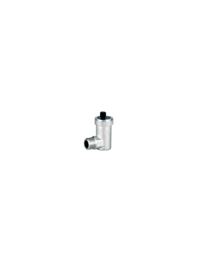 Автоматический угловой воздухоотводчик ViEiR 1/2″ хромированный для радиаторов и декоративных систем отопления PF505