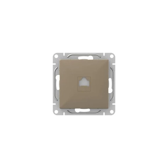 Механизм розетки EKF RJ45 (cat5), шампань Эпика UP1-SOC-RJ45-5