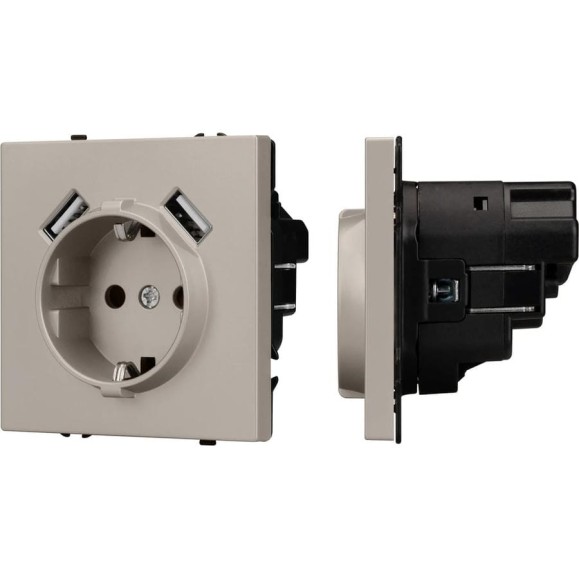 Механизм розетки Arlight с USB зарядкой SCT-NOBE-MUAA-SFPL-CA 1шт 059442