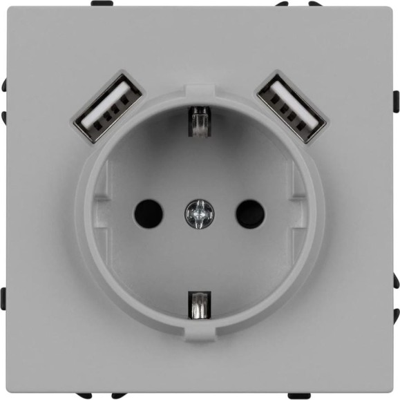 Механизм розетки Arlight с USB зарядкой SCT-NOBE-MUAA-SFPL-IS 1шт 059443
