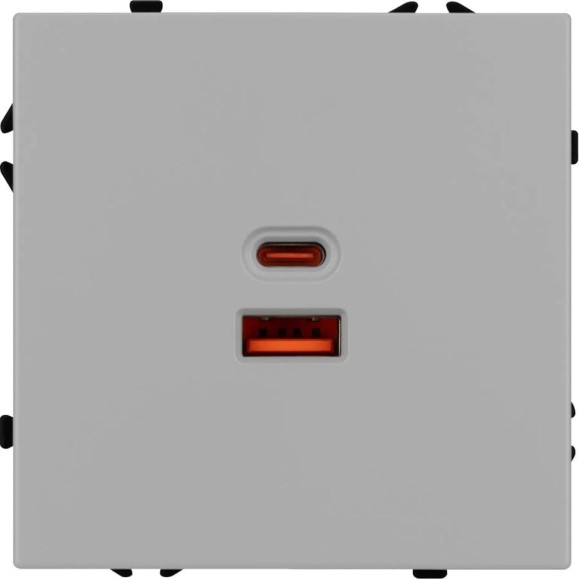 Механизм розетки Arlight с быстрой USB зарядкой SCT-NOBE-MUAC-SFPL-FC-IS 1шт 059447 Механизм розетки Arlight с быстрой USB зарядкой SCT-NOBE-MUAC-SFPL-FC-IS 1шт 059447