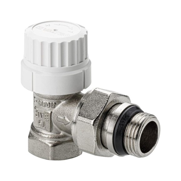 Клапан радиаторный угловой Valtec с преднастройкой DN15, 1/2 VT.037.NRC.04 Клапан радиаторный угловой Valtec с преднастройкой DN15, 1/2 VT.037.NRC.04