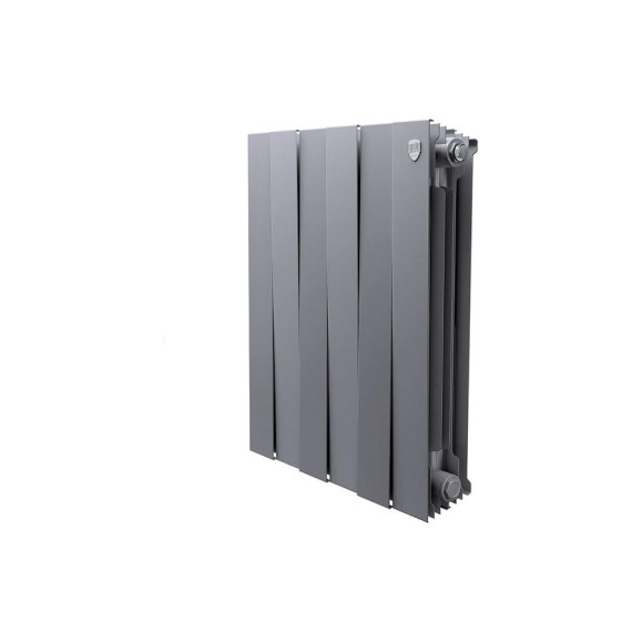 Радиатор биметаллический Royal Thermo PianoForte 500 Серебристый - 6 секц. НС-1682376